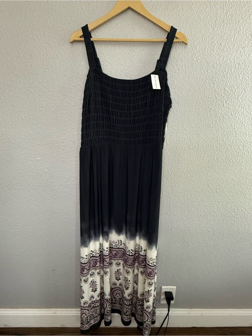 NWT Lane Bryant Smocked Maxi Dress Size 18/20